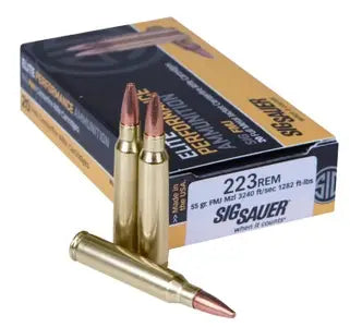SIG .223 Rem 55 Grain Elite Ball FMJ Ammo