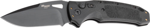 Hogue K320A Nitron Auto Folder 3.5" Drop Point Polymer Black