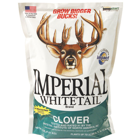 Whitetail Institute Imperial Whitetail Clover Deer Food Plot Seed 18 lb.