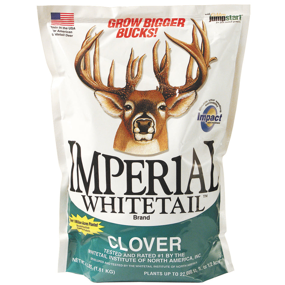 Whitetail Institute Imperial Whitetail Clover Deer Food Plot Seed 18 lb.