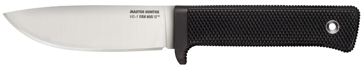 Cold Steel Master Hunter Fixed Blade 4.50" Drop Point VG-1 San Mai III Blade Black Kray-Ex Handle
