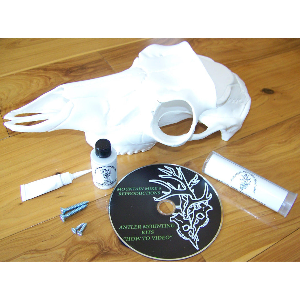 Mountain Mike's Record Keeper Deer Skull Mounting Kit with Epoxy and Touch-Up Paint