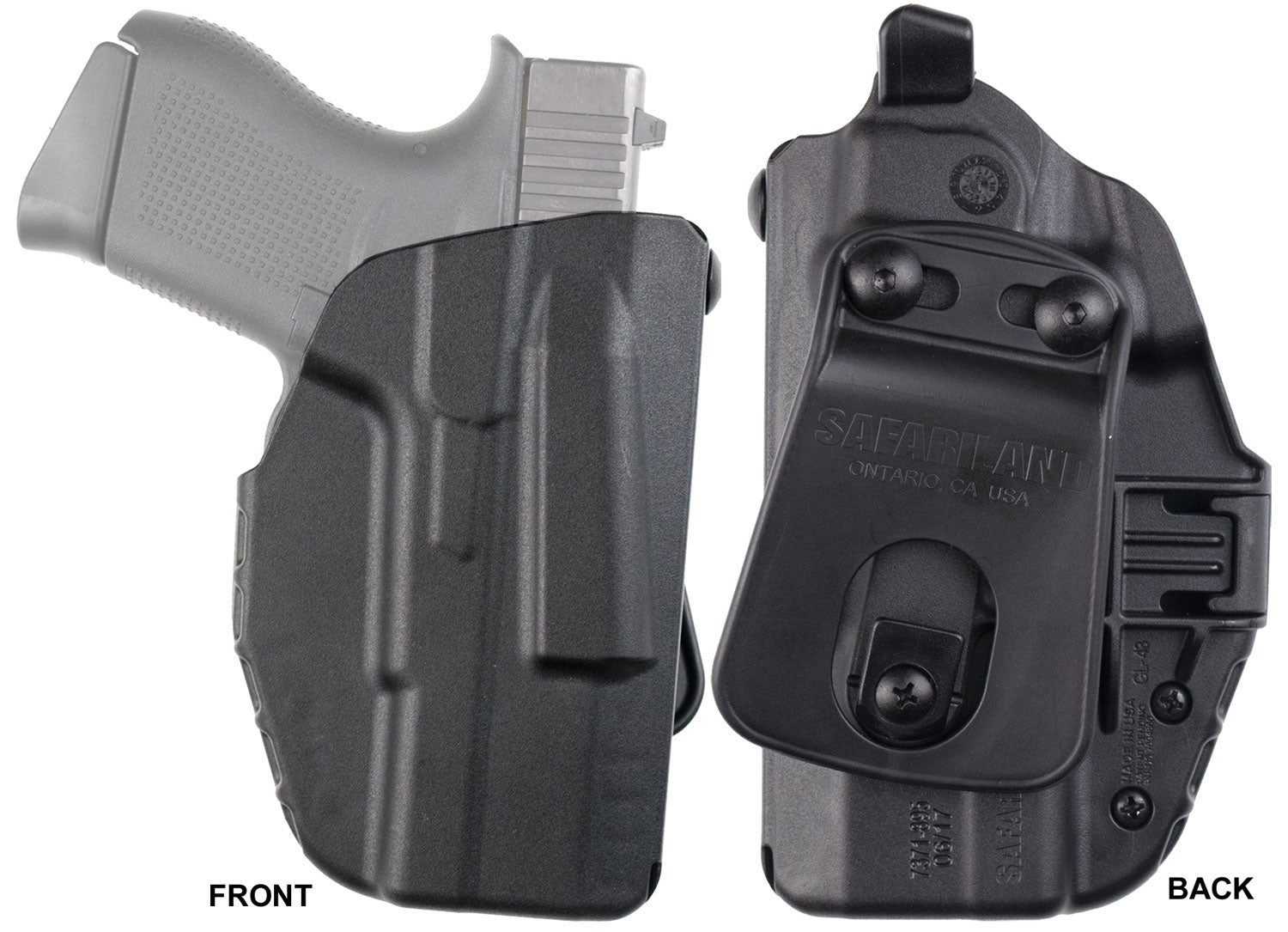 Safariland Model 7371 ALS Outside Waistband Holster S&W M&P Shield 9/40 Paddle RH