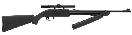 Crosman Legacy 1000 .177 Caliber Multi-Pump Air Rifle All-Weather Synthetic Stock 4x15 Scope