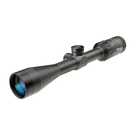 SIG Sauer Whiskey 3 3-9x 40mm Scope 1 Inch SFP Hellfire Quadplex Illum Reticle 0.25 MOA Black