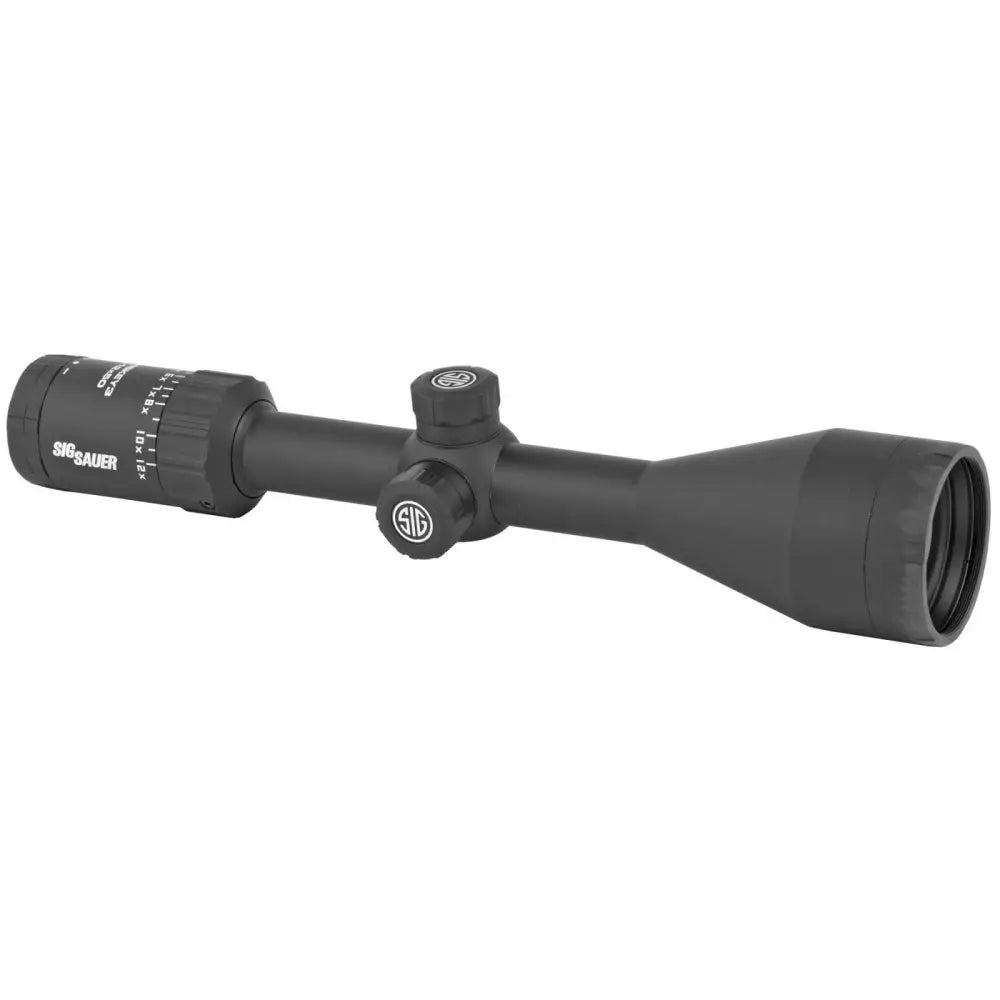 SIG Sauer Whiskey3 4-12x50mm Scope 1 In SFP BDC-1 Quadplex Black 0.25 MOA Adj