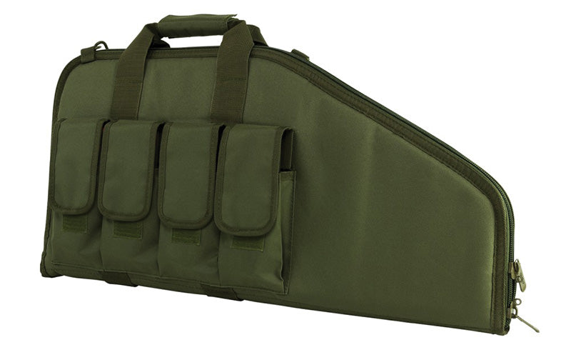 NcSTAR VISM 28" Tactical AR/AK SubGun Pistol Case Lockable Green