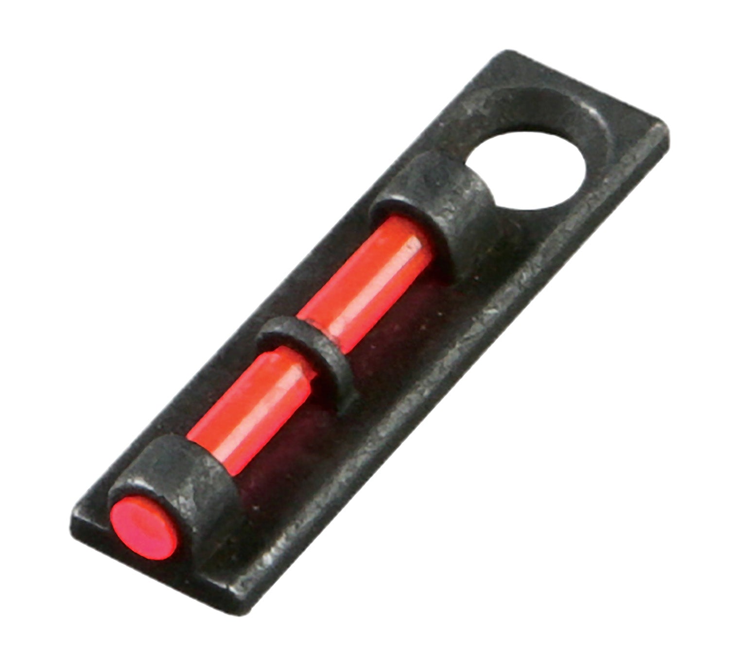 HiViz FL2005R Flame Low-Profile Screw-On Bead Replacement Shotgun Sight Red Fiber Optic Universal Threads