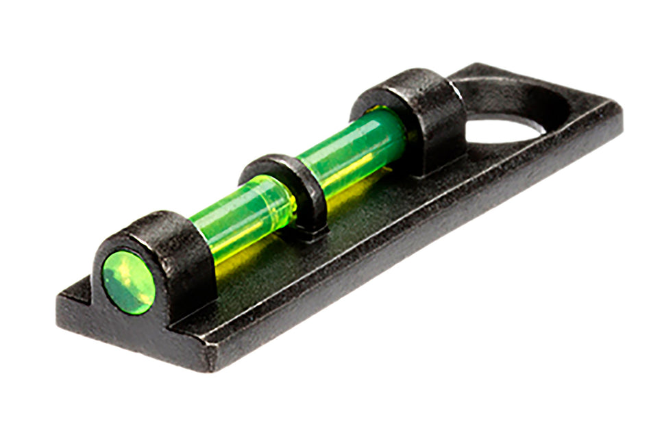 HiViz FL2005G Flame Low-Profile Screw-On Bead Replacement Shotgun Sight Green Fiber Optic Universal Threads