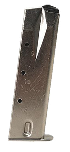 Mec-Gar MGRP8515N Ruger P95/P85/P89 15-Round 9mm Nickel Detachable Magazine
