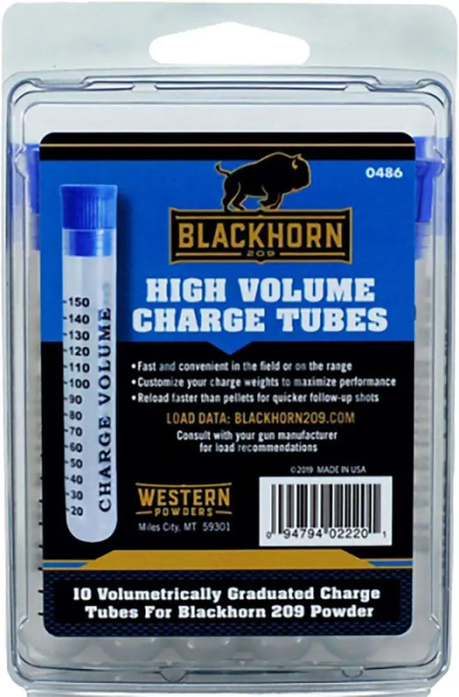 Hodgdon Blackhorn 209 Charge Tubes 150gr 10-Count Muzzleloading