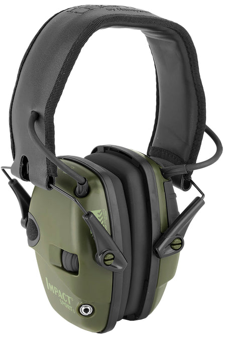 Howard Leight Impact Sport R01526 22 dB Electronic Hearing Muffs Green/Black