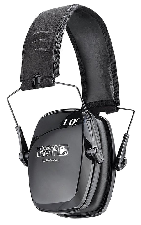 Howard Leight Leightning Ultra-Slim R01523 Passive Muffs 23 dB Over-the-Head Black