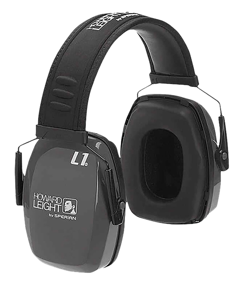 Howard Leight Leightning L1 R01524 Passive Muffs 25 dB Over-the-Head Charcoal/Black