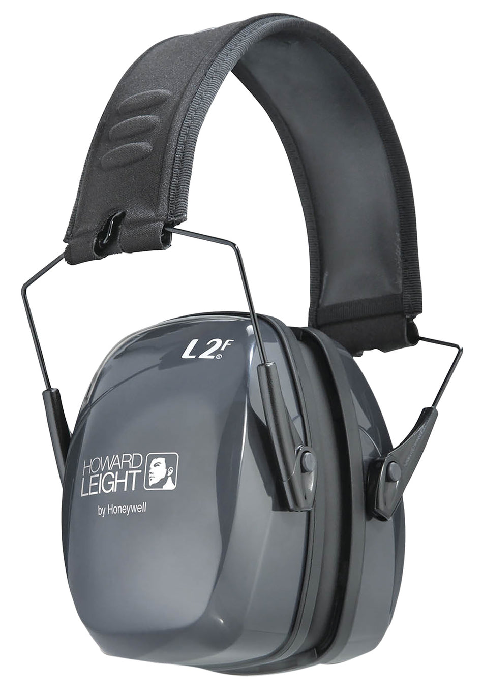 Howard Leight Leightning L2F Slim R01525 Passive Muffs 27 dB Over-the-Head Gray/Black