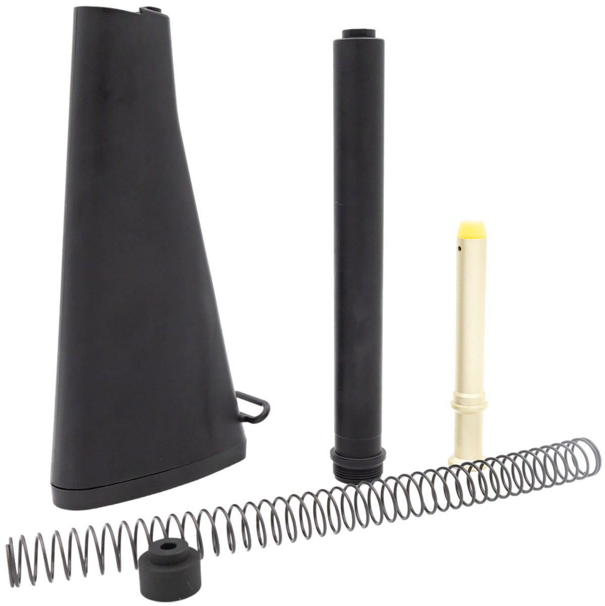 UTG AR-15 Standard A2 Fixed Buttstock Assembly Black Polymer with Buffer