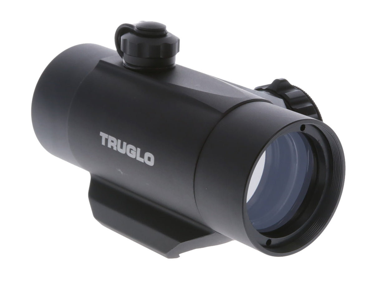 TruGlo Traditional Red Dot Sight 1x30mm 5 MOA Weaver Mount Matte Black