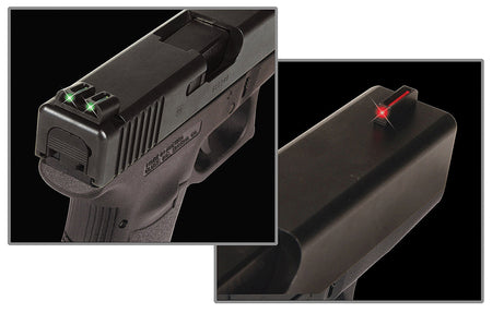 TruGlo TG131G1 Tri-Dot Fiber-Optic Replacement Sights Red Front Green Rear Glock 17/19