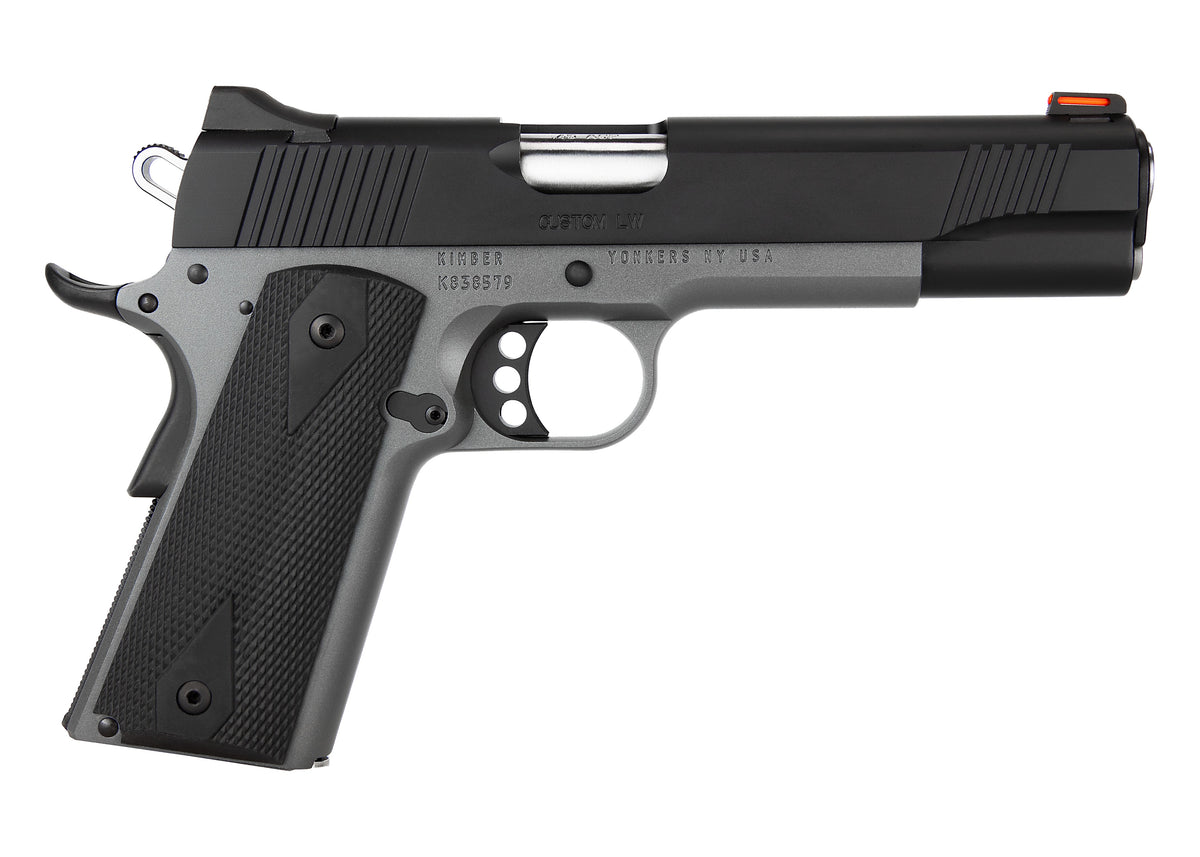 Kimber Custom LW Shadow Ghost (MA) 9mm 9+1 Pistol, 5" Barrel, KimPro Black Stainless Slide