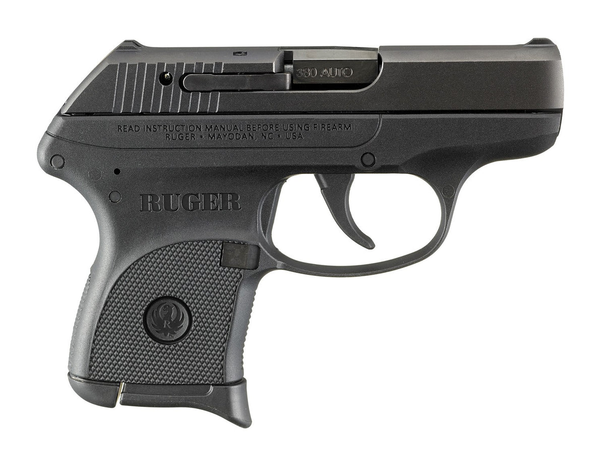 Ruger 3701 LCP Standard Frame 380 ACP 6+1 2.75" Black Steel Barrel, Black Oxide Serrated Alloy Steel Slide, Black Polymer Frame, Black Polymer Grip, Right Hand