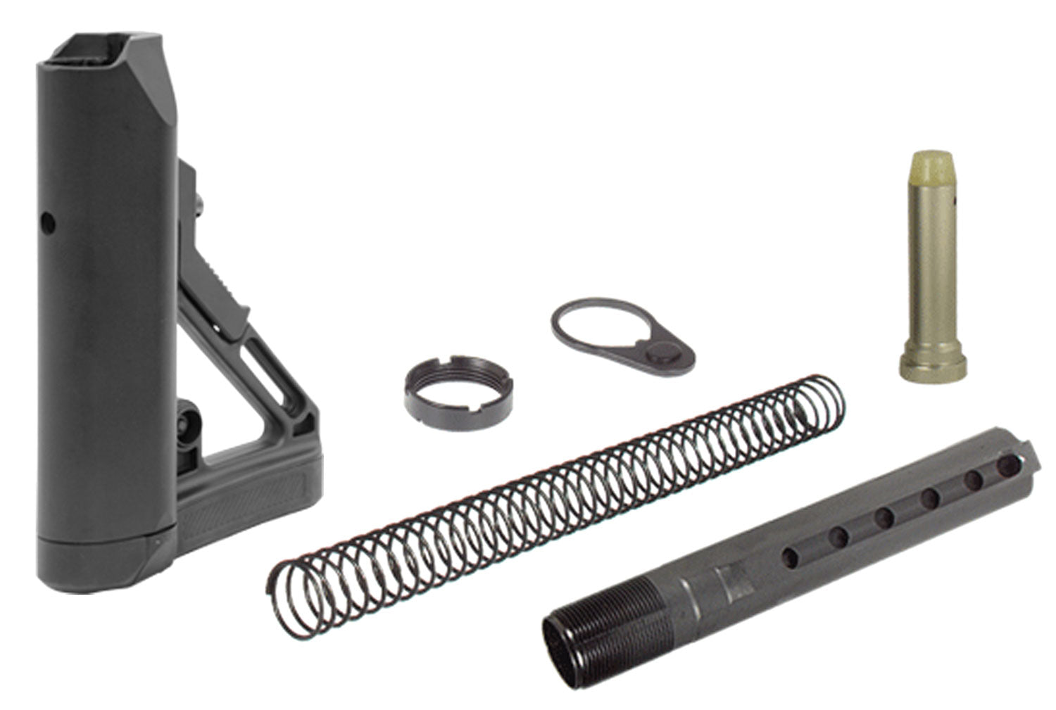 UTG Pro RBUS1BM OPS Ready S1 6-Position Mil-Spec Stock Kit Black AR-15