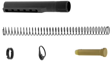 UTG Pro TLU001-KIT AR-15 Mil-Spec 6-Position Buffer Tube Extension Kit Black Aluminum