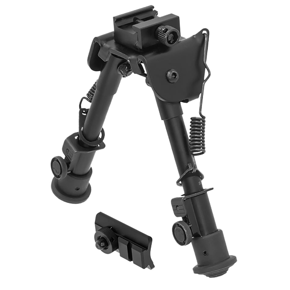 UTG Tactical OP Bipod Black Aluminum Steel 6.1-7.9" TLBP78