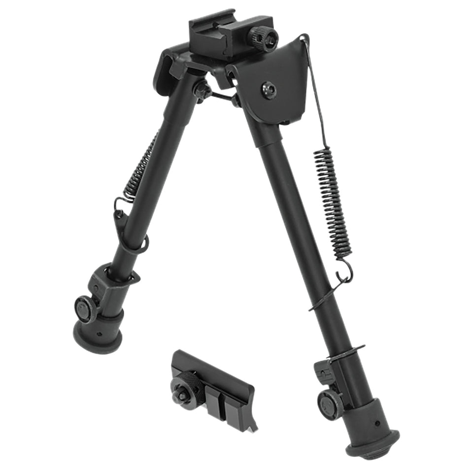 UTG Tactical OP Bipod Black Aluminum Steel 8.3-12.7" TLBP88
