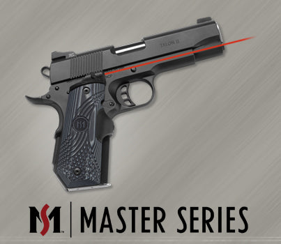Crimson Trace 1911 Master Series Bobtail G10 Lasergrip Black/Gray