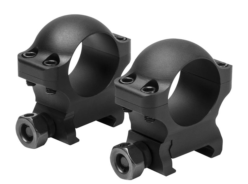 NcSTAR VISM 1-Inch Hunter Scope Rings - 0.9" Height, Black