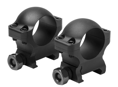 NcSTAR VISM 1-Inch Hunter Scope Rings - 0.9" Height, Black