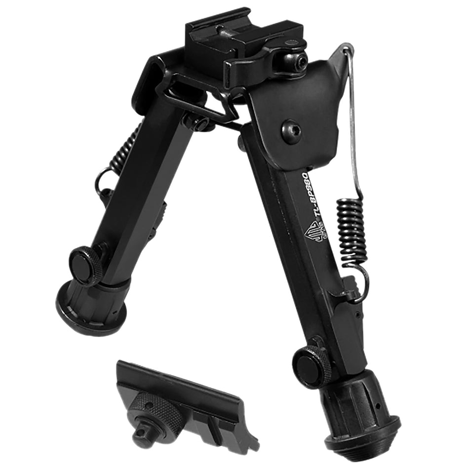 UTG TLBP98Q Super Duty QD Bipod Black Metal 6-8.5" Dual Mount