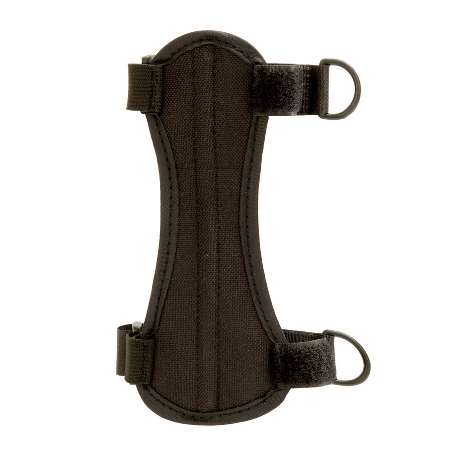 October Mountain Black Quick-Adjust Nylon Archery Arm Guard