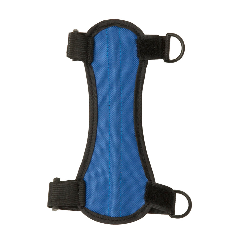 October Mountain Blue Quick-Adjust Nylon Archery Arm Guard