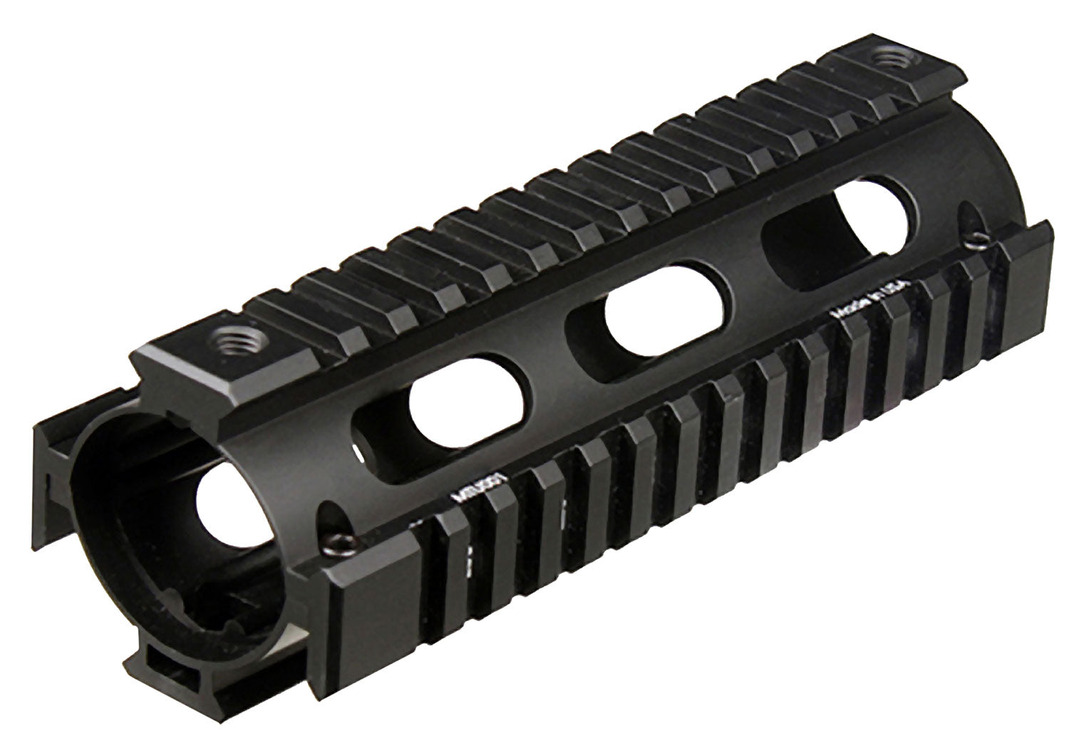 UTG Pro AR-15 Carbine Length Drop-In Quad Rail Handguard, Black Anodized Aluminum
