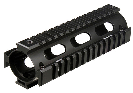 UTG Pro AR-15 Carbine Length Drop-In Quad Rail Handguard, Black Anodized Aluminum