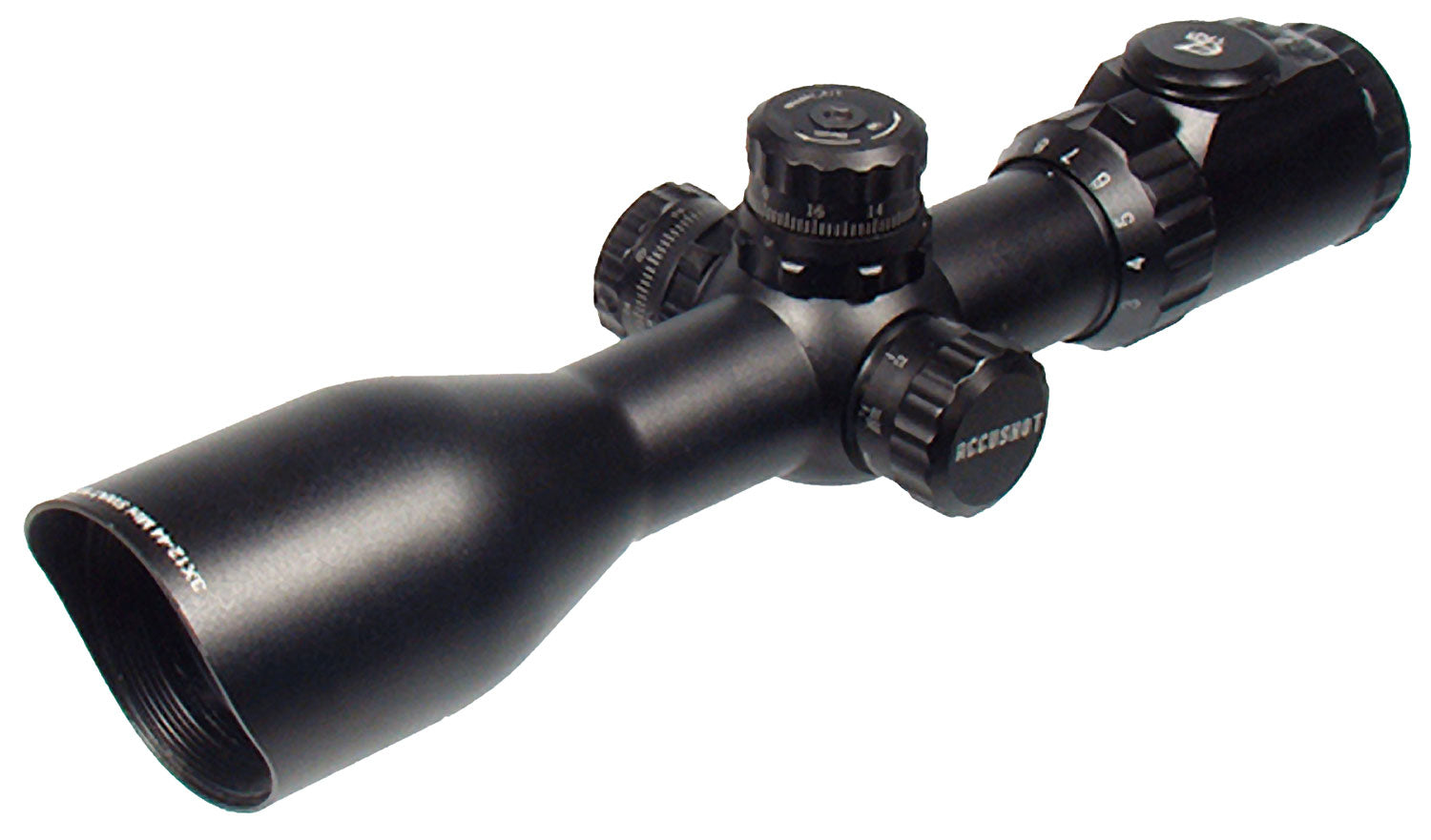 UTG SCP3-UM312AO Accushot Black 3-12x 44mm 30mm Tube Illuminated Mil-Dot Reticle Scope