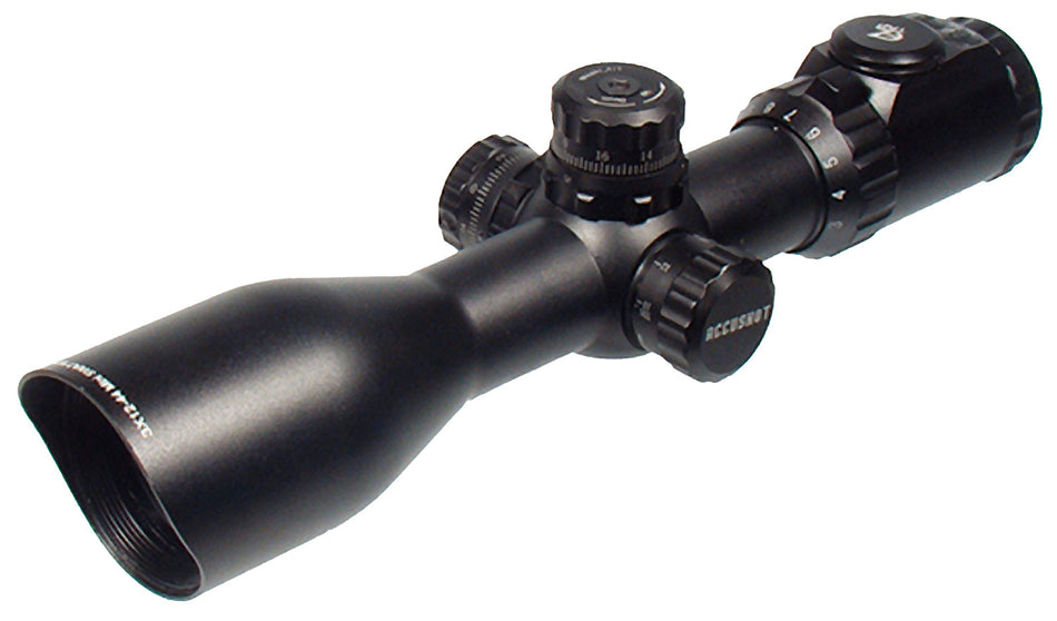 UTG SCP3-UM312AO Accushot Black 3-12x 44mm 30mm Tube Illuminated Mil-Dot Reticle Scope