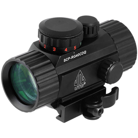 UTG ITA Circle Dot Sight Black Hardcoat Anodized 4 MOA Red/Green Dot 62 MOA Circle Reticle