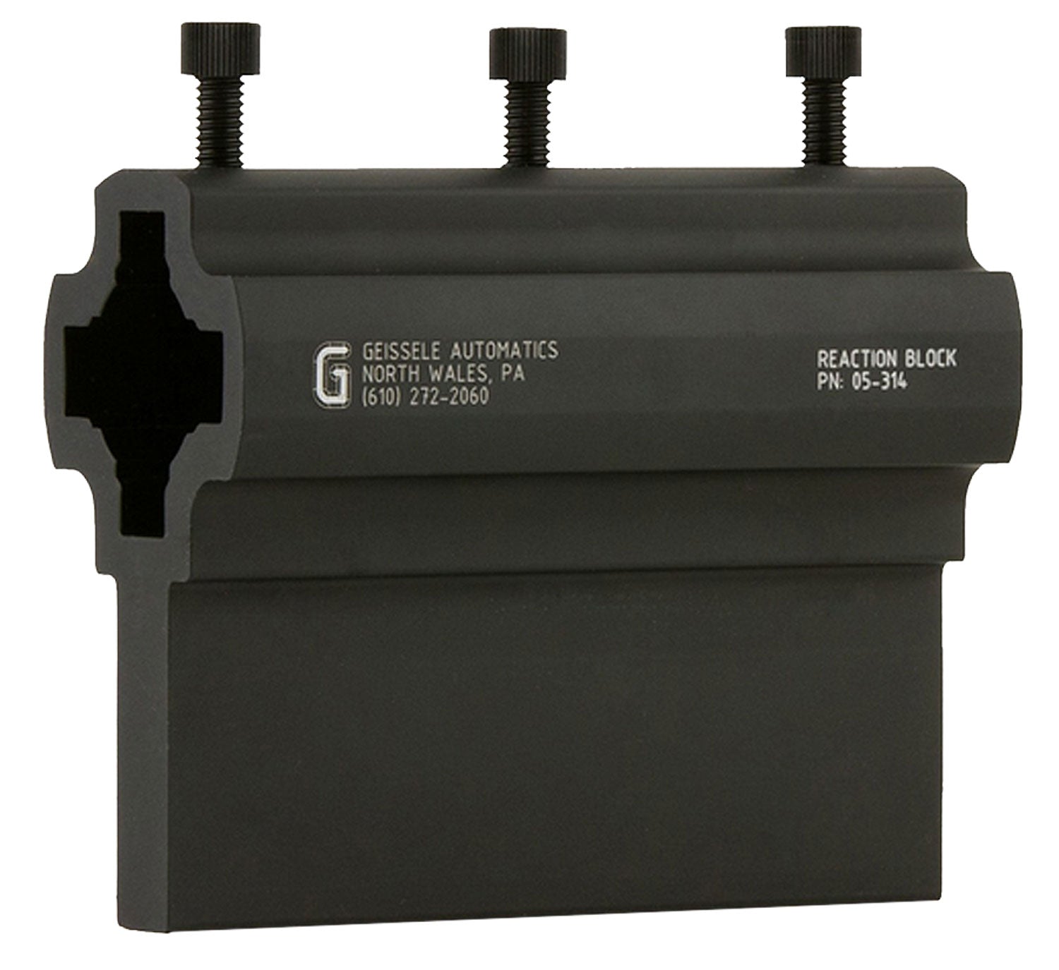 Geissele Reaction Block AR15/M16 Lower Receiver Armorer Assembly Tool, Black Steel