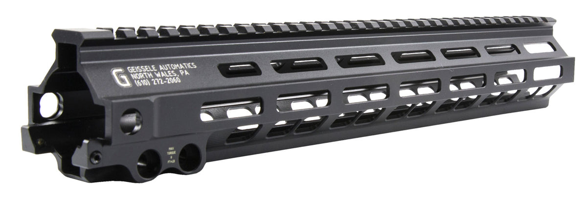 Geissele 05285B SMR MK8 13.5" M-LOK Black Anodized Free-Float Rail AR Platform