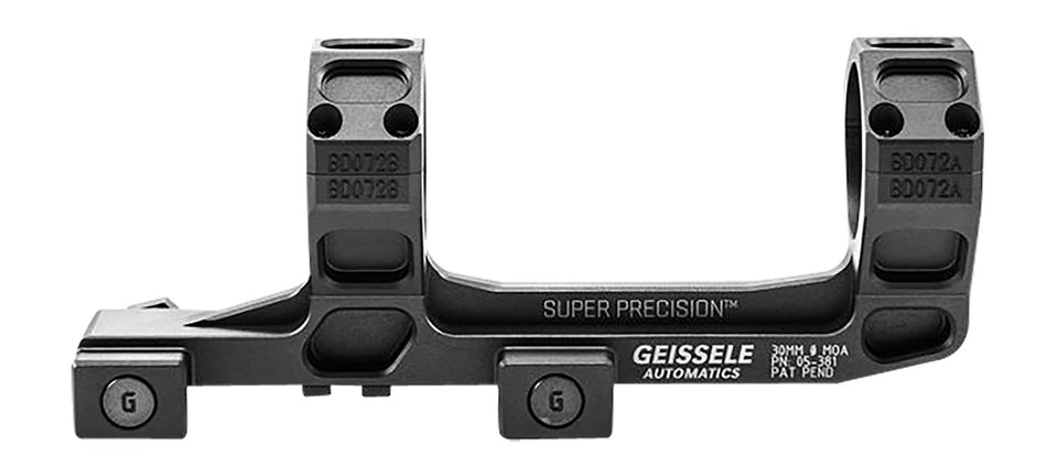 Geissele Super Precision AR15 Scope Mount and Ring Combo 05381B Black Anodized