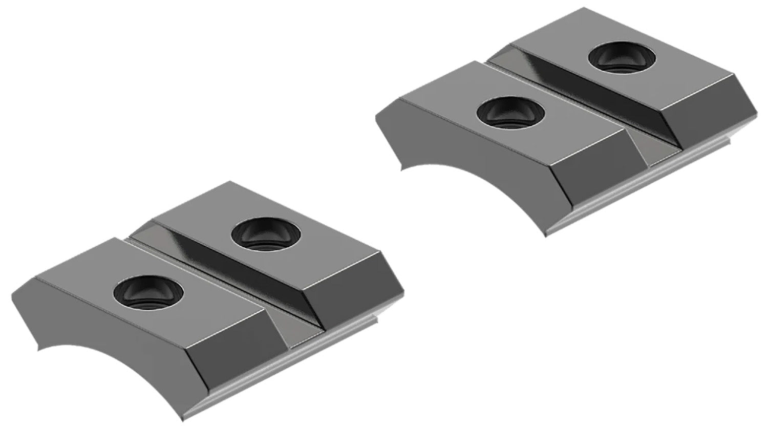 Leupold QRW Cross-Slot Base Set Gloss Black Remington 541 Weaver Mount