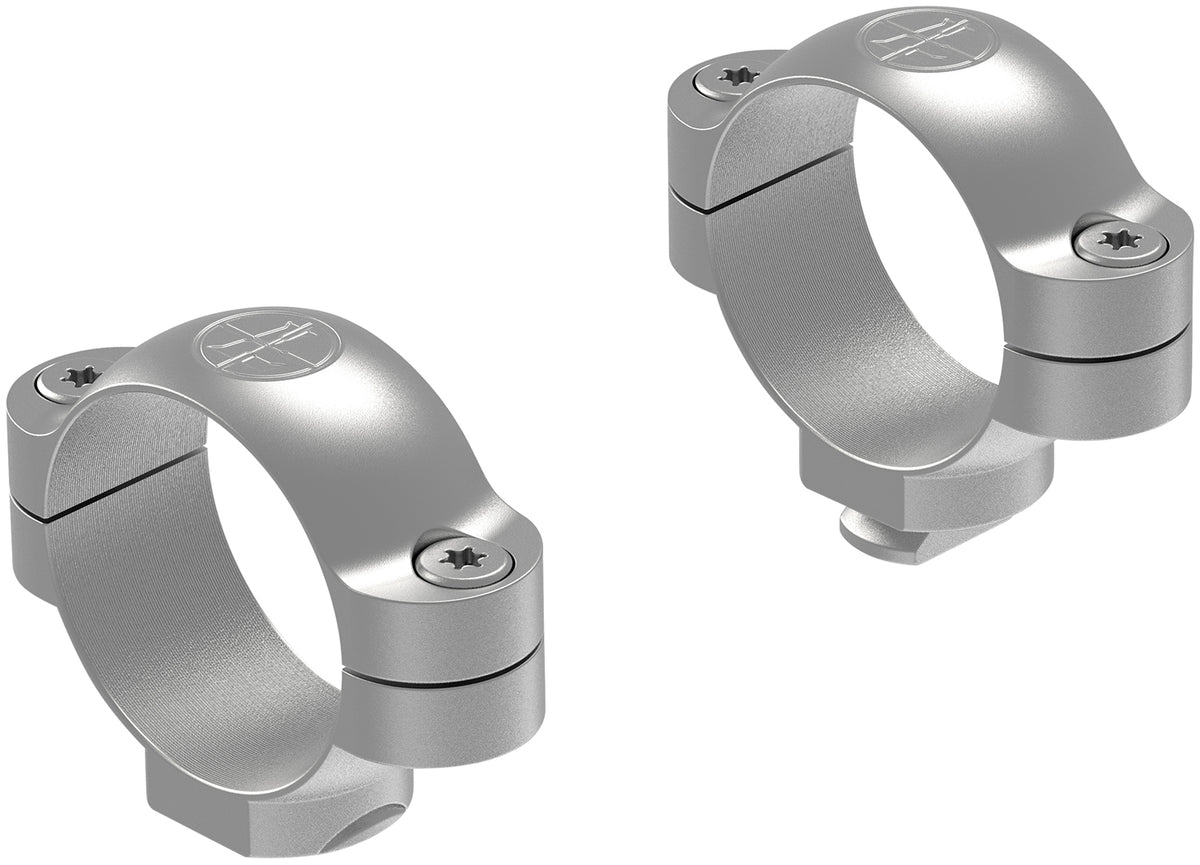 Leupold 52494 STD Steel Scope Rings Silver 30mm Medium Height