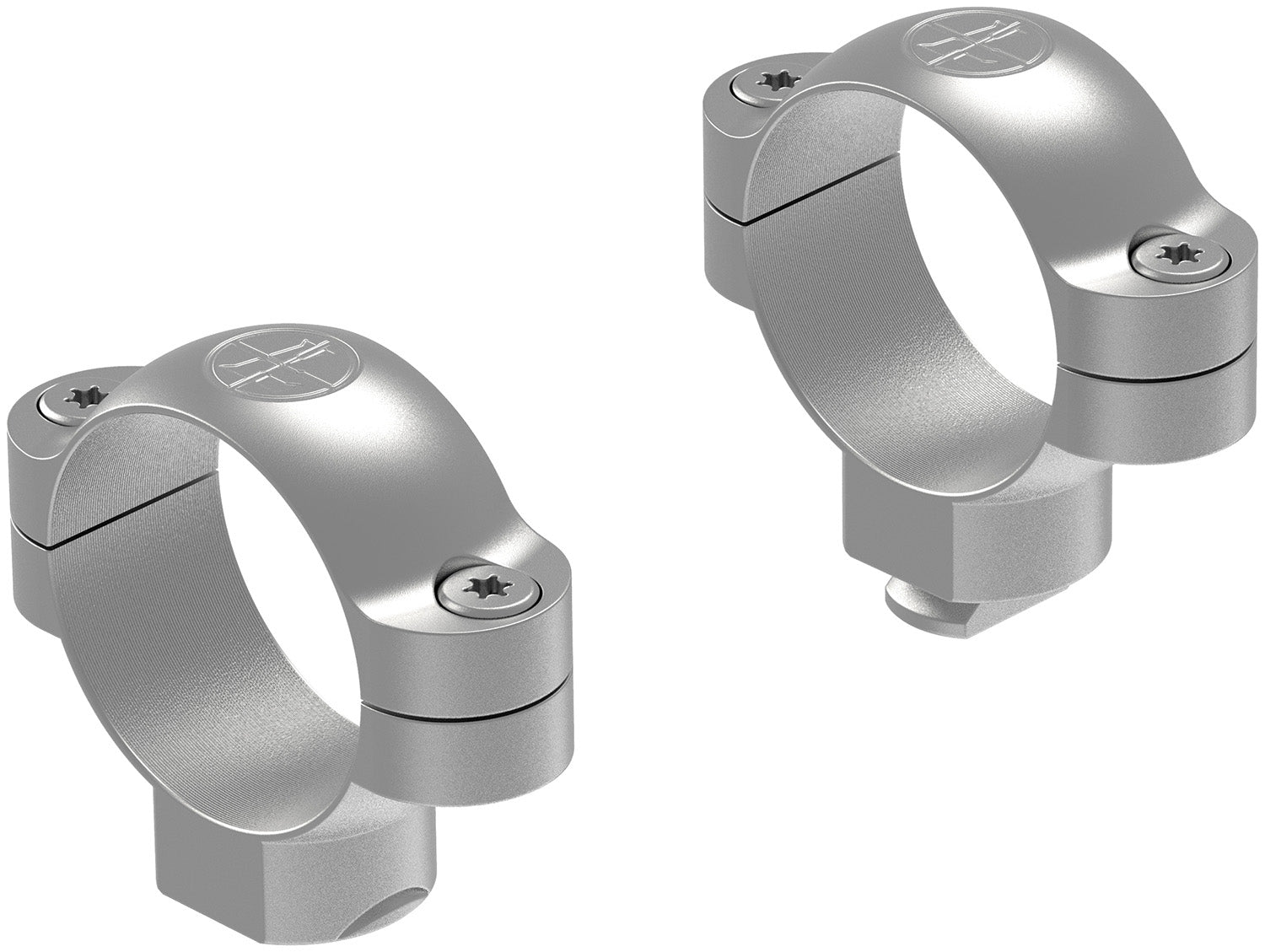 Leupold 52495 STD Steel Scope Rings Silver 30mm High Profile