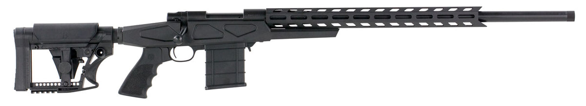Howa HCRA73102 M1500 APC Chassis .308 Win 10+1 24" Heavy Threaded Barrel with 6-Position Luth-AR MBA-4 Aluminum Chassis Stock