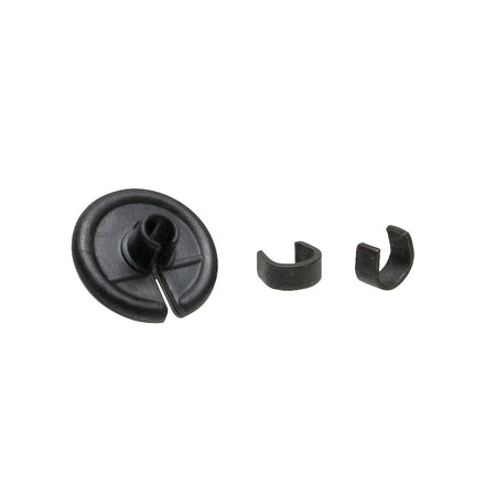 October Mountain Black 9/16 in. Pin Point Archery Kisser Button 1 pk.