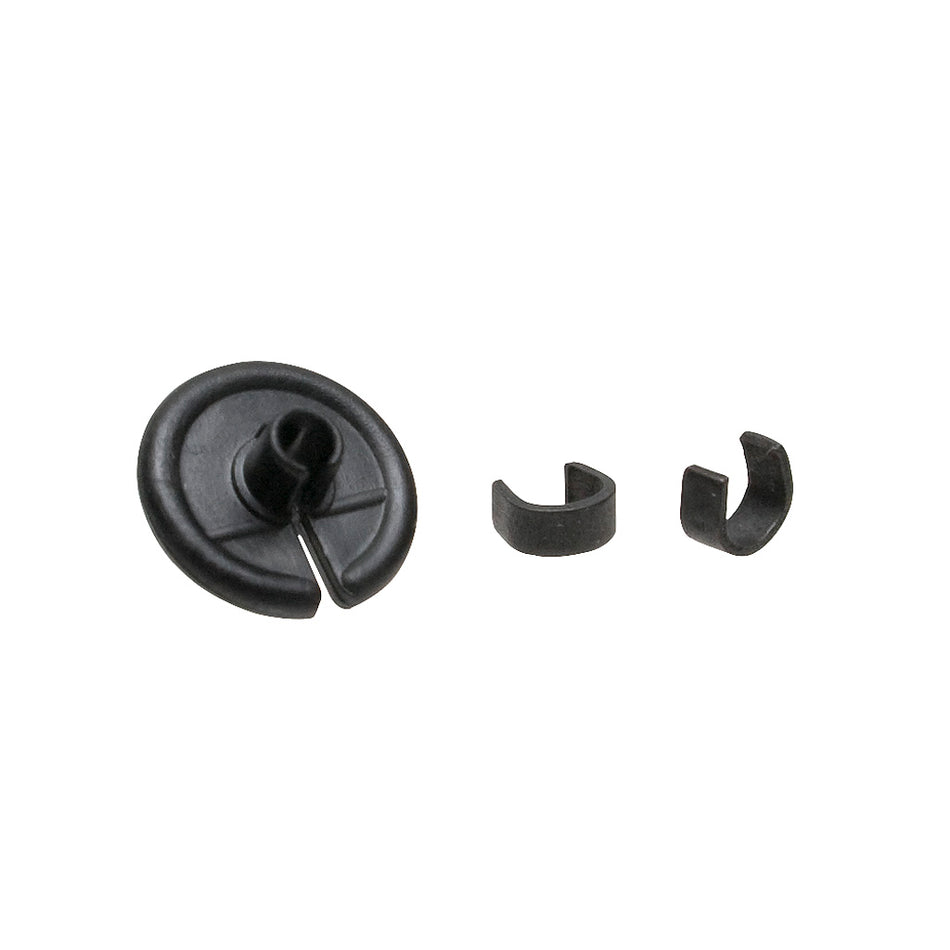 October Mountain Black 9/16 in. Pin Point Archery Kisser Button 1 pk.