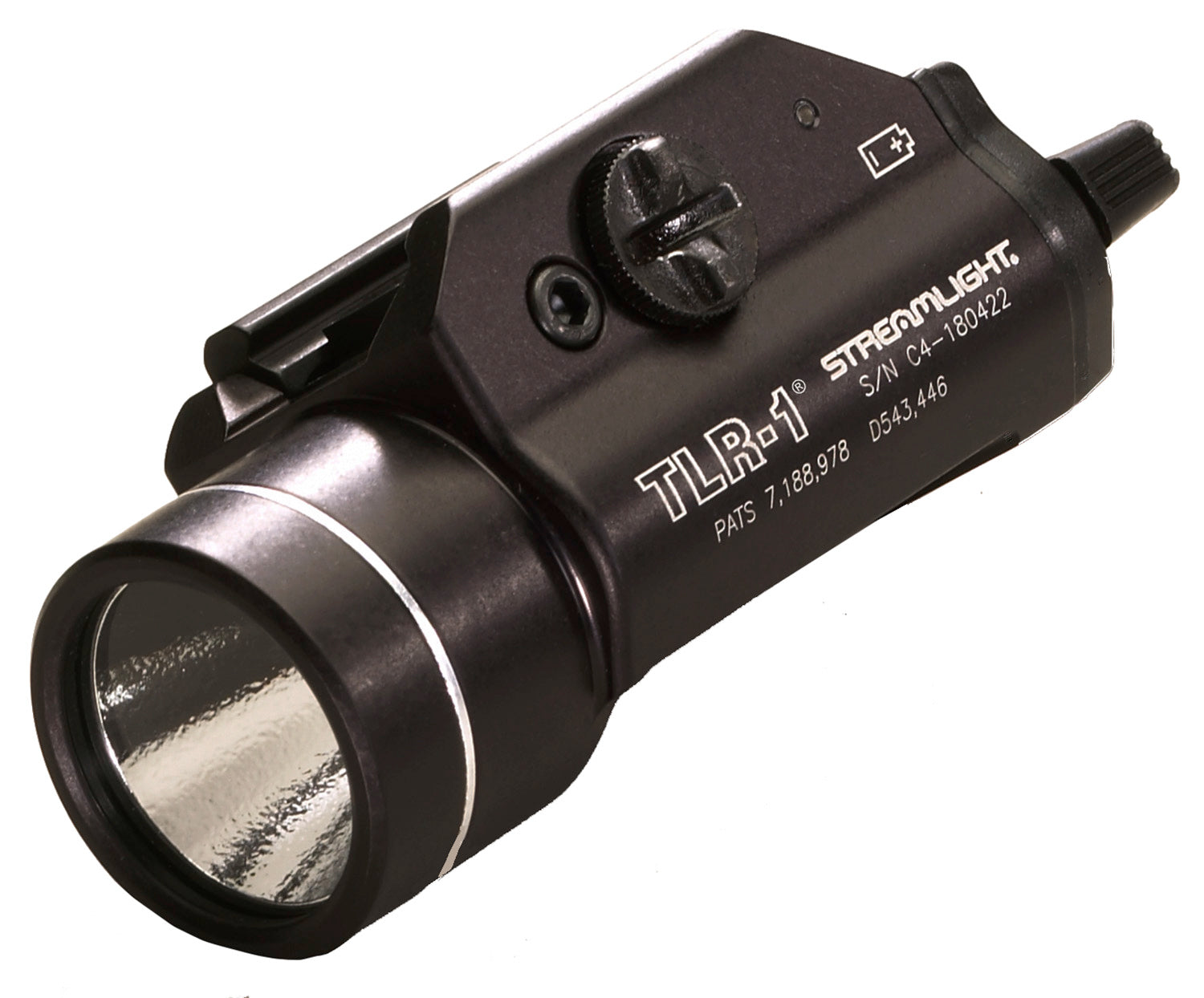 Streamlight TLR-1 Gun-Mounted Tactical Light Black Anodized 300 Lumens White C4 LED