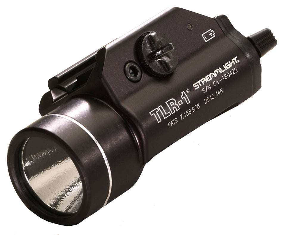 Streamlight TLR-1 Gun-Mounted Tactical Light Black Anodized 300 Lumens White C4 LED